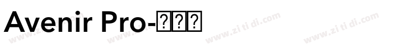 Avenir Pro字体转换 Avenir Pro字体转换